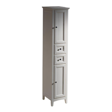 Fresca Oxford Antique White Tall Bathroom Linen Cabinet Linen Cabinet Fresca